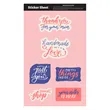 Sticket Sheet 11.5" x 7" Custom Shapes | https://www.bestnamebadges.com
