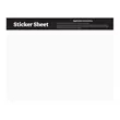 Sticker Sheet 5.5" x 7" Custom Shapes | https://www.bestnamebadges.com