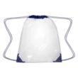 Clear EVA Drawstring Backpack | https://www.bestnamebadges.com