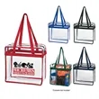 Clear EVA Tote Bag With Zipper | https://www.bestnamebadges.com