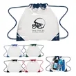 Touchdown Clear EVA Drawstring Backpack | https://www.bestnamebadges.com