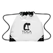 Touchdown Clear EVA Drawstring Backpack | https://www.bestnamebadges.com