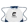 Touchdown Clear EVA Drawstring Backpack | https://www.bestnamebadges.com