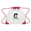 Touchdown Clear EVA Drawstring Backpack | https://www.bestnamebadges.com