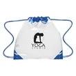 Touchdown Clear EVA Drawstring Backpack | https://www.bestnamebadges.com