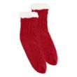 Cozy Cable Knit Slipper Socks | https://www.bestnamebadges.com