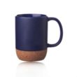 15 oz. Matte Cork Bottom Ceramic Mugs | https://www.bestnamebadges.com