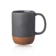 15 oz. Matte Cork Bottom Ceramic Mugs | https://www.bestnamebadges.com