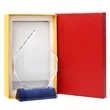 Diamond Shape Crystal Award With Blue Base | https://www.bestnamebadges.com