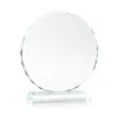 Round Shape Crystal Award With 3/5" Thick Base | https://www.bestnamebadges.com