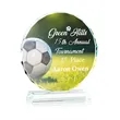 Round Shape Crystal Award With 3/5" Thick Base | https://www.bestnamebadges.com