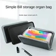 A6 Zipper Rainbow Bill Organizer Documents Storage | https://www.bestnamebadges.com