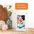 5-inch Acrylic Digital Video Picture Frame Home Decor Gifts | https://www.bestnamebadges.com
