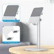 Height Adjustable Aluminum Desktop Cellphone Stand Holder | https://www.bestnamebadges.com