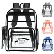 Waterproof See Through Backpack Stadium Clear Bag | https://www.bestnamebadges.com