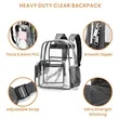 Waterproof See Through Backpack Stadium Clear Bag | https://www.bestnamebadges.com