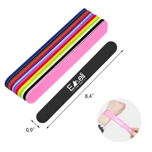 Solid Color Silicone Bracelet Toy Clap Ring