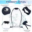 Clear Drawstring Backpack | https://www.bestnamebadges.com
