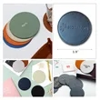 Pu Leather Coaster | https://www.bestnamebadges.com