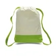 Cotton Canvas Two Tone Sport Backpack | https://www.bestnamebadges.com