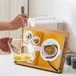 Portable Adjustable Foldable Bookstand Bamboo Book Holder | https://www.bestnamebadges.com
