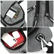 Crossbody Sling Bag Backpack | https://www.bestnamebadges.com