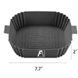 Air Fryer Integrated Silicone Pad | https://www.bestnamebadges.com