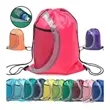 Heavy Duty Drawstring Cinch Up Side Mesh Pocket Backpack | https://www.bestnamebadges.com