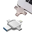 MultiFunction 4 In 1 Flash Drive USB 3.0(64 GB) | https://www.bestnamebadges.com