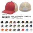 5 Panel Premier Trucker Cap | https://www.bestnamebadges.com