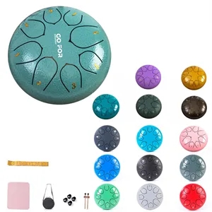 Alloy Steel Tongue Drum 8 Notes 6 Inches