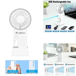 3 Speeds Mini Portable Powerful Handheld Fan