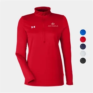 Under Armour Ladies' Team Tech Half-Zip | https://www.bestnamebadges.com