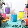 12 Oz Insulated Wine Tumbler with Lid | https://www.bestnamebadges.com
