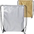 Shiny Drawstring Backpacks | https://www.bestnamebadges.com