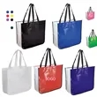 Extra Large Laminated Shopping Tote Bag | https://www.bestnamebadges.com