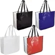 Extra Large Laminated Shopping Tote Bag | https://www.bestnamebadges.com