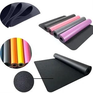 MOQ 5 Custom PU Natural Rubber Yoga Mat
