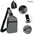 Simple Crossbody Sling Bag (Ocean) | https://www.bestnamebadges.com