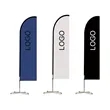 9 FT Outdoor Custom Adversting Beach Flag | https://www.bestnamebadges.com