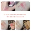 Matte Shimmer Metallic Eyeshadow Makeup | https://www.bestnamebadges.com