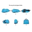 20L Lightweight Hiking Backpack Foldable Travel Bag | https://www.bestnamebadges.com
