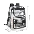 Clear Backpack Heavy Duty PVC Transparent | https://www.bestnamebadges.com