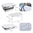 Collapsible Multicolor Picnic Basket | https://www.bestnamebadges.com