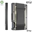 Minimalist Wallet Carbon Fiber Card Holder RFID Blocking | https://www.bestnamebadges.com