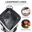 High-Capacity Foldable Tote Cooler Pizza Insulation Bag | https://www.bestnamebadges.com
