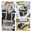 High-Capacity Foldable Tote Cooler Pizza Insulation Bag | https://www.bestnamebadges.com