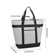 High-Capacity Foldable Tote Cooler Pizza Insulation Bag | https://www.bestnamebadges.com