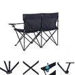 Folding Chair for Two People | https://www.bestnamebadges.com