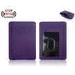 Slim Minimalist Front Pocket RFID Blocking Leather Wallets | https://www.bestnamebadges.com